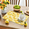 thumbnail image 5 of Banana Placemats Set of 6, Funny Fruit Place Mats Table Mats for Kitchen Dining Table Kitchen Decor Linen 12x18 Inch, 5 of 6