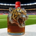 thumbnail image 3 of Shoreew Tiger Shape Whiskey Bottle 3D Animal Decanter 300ml Unique Glass Whiskey Bottle Gift for Whiskey Lovers Pet Enthusiasts, 3 of 6