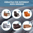 thumbnail image 6 of Recliner Chair Covers, 100% Waterproof Anti-Slip Recliner Cover Dog Chair Cover Furniture Protector, Chair Sofa Slipcover for Pets Dogs(Dark Gray), 6 of 6