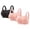 Black, variant on 3 Pack High Impact Running Bra for Large Bust Wireless Bra No Show Underwear Plus Size Wireless Chafe Free Breathable Mesh Bra for Women Everyday Comfort Stretchy