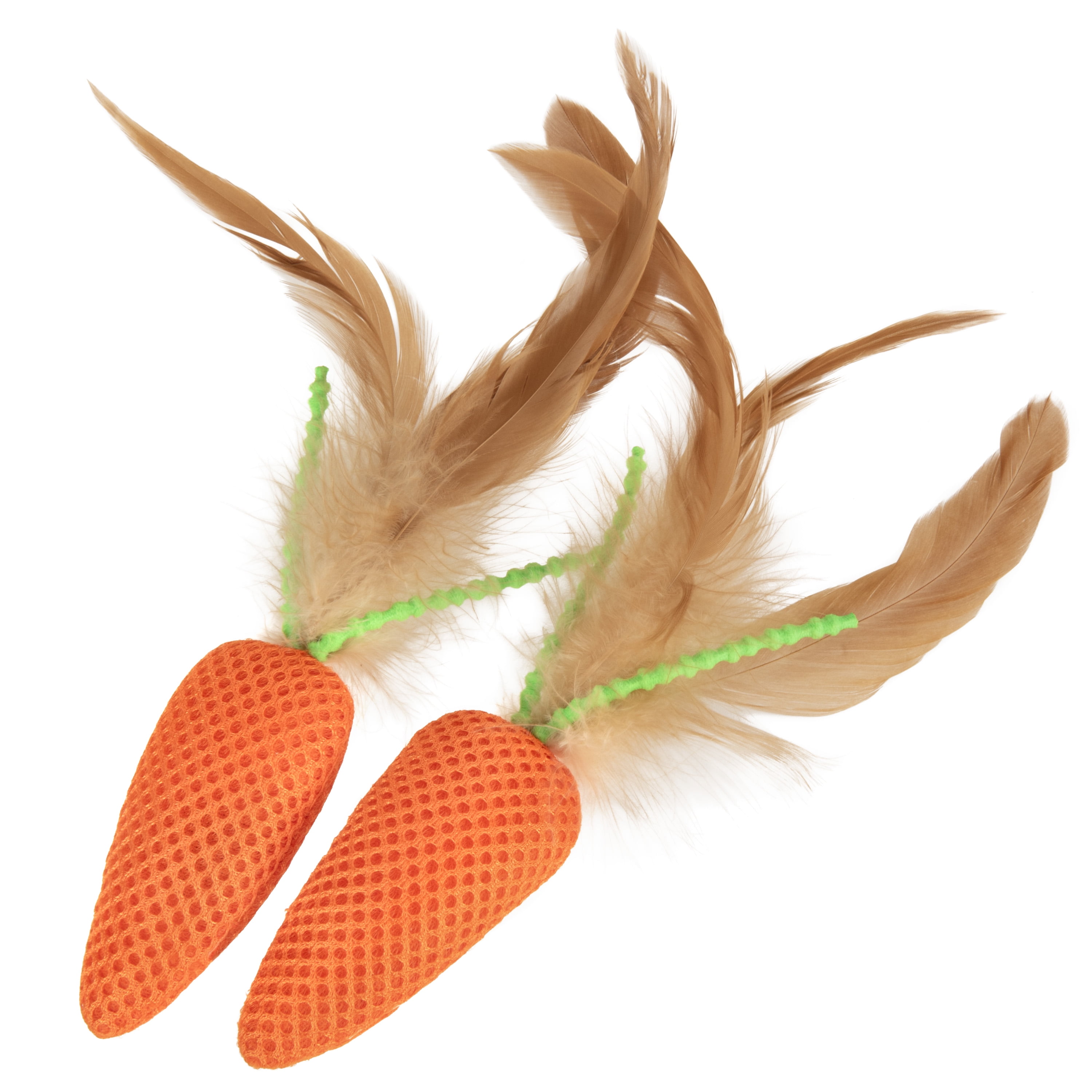 SmartyKat Crazy Carrots Flexible Bat and Chase Toy