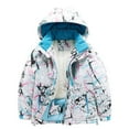 thumbnail image 4 of Generic Boys and Girls Children's Ski Suits Girls Outdoor Thick Windproof Boys Baby Big Children Ski Clothes Waterproof Snowboard Jumpsuits One Piece Snowsuit Jackets Coats(8,Pink), 4 of 6