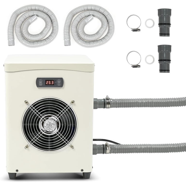 Pool Heater for Above Ground Pools, Mini Swimming Pool Heat Pump for  Above-Ground Pools, Electric Pool Heater 14300 BTU/hr,Up to 4000 gallons,  3.45 kW/110V /60Hz - Walmart.com