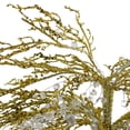 thumbnail image 3 of CMI 3.75' Unlit Artificial Christmas Tree Potted Gold Crystallized Glitter Mirrors and Beads, 3 of 3