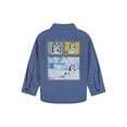 thumbnail image 4 of Bluey Toddler Boy Shackets, Sizes 2T-5T, 4 of 6