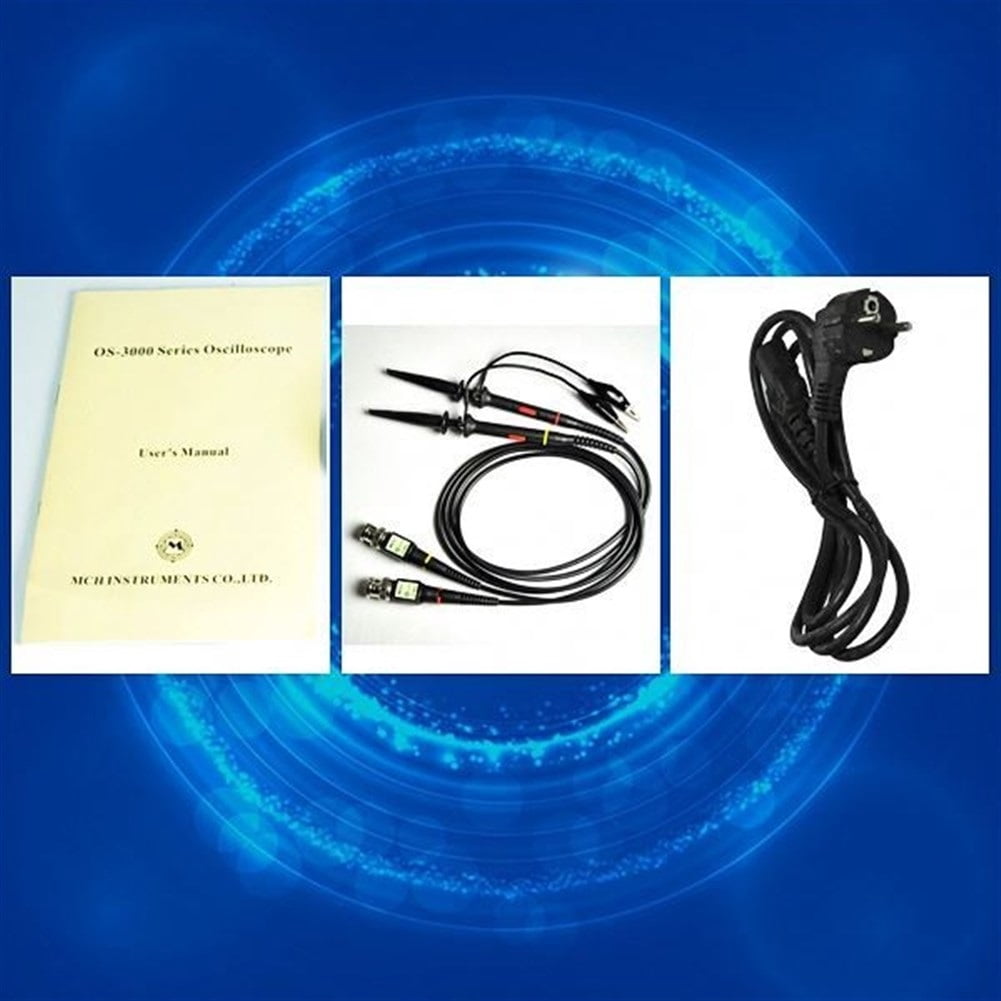 OS-3100G 2 Channel 100MHz Oscilloscope 23 Measurement Functions Analog Oscilloscope