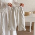 thumbnail image 4 of Pants for Boys and Girls Unisex Kids 12Months-11Years Casual Wide Leg Solid Color Full Length Trousers Pants with Pockets Back to School Casual Daily Wear, 4 of 8
