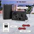 thumbnail image 4 of Parlantes para Exterior Herdio 4" Impermeables 200W con Cable, 4 of 7
