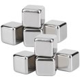 thumbnail image 1 of Ice Stainless Steel Ice Cubes Reusable Whiskey Wine Chilling Stones with Ice Tong Storage Box, 1 of 8