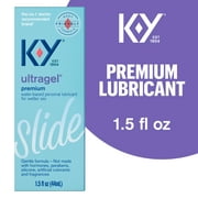 K-Y Ultragel Lube, Personal Lubricant, Water-Based Formula, Safe to Use with Silicone Toys, For Men, Women and Couples, 1.5 FL OZ