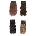 thumbnail image 3 of Juego de extensiones de cabello ondulado Seitruly 4 piezas 55CM Marrón claro, 3 of 6