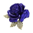 thumbnail image 2 of Nilvkv Rose Brooch Rhinestone Elegant for Wedding Attire to Accessorize Formal Outfits, Home Decor, 2 of 5