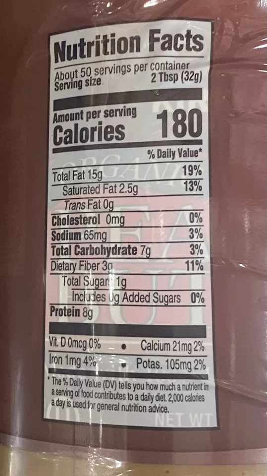 Kirkland Signature USDA Creamy Peanut Butter 28 Oz Bottle - 2 PACK
