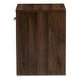 thumbnail image 6 of Baxton Studio Hansel Modern and Contemporary 1-Drawer Dark Brown and Dark Grey Finished Nightstand, 6 of 7