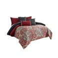 thumbnail image 1 of Benjara BM225195 Ensemble de Couette avec Imprimé Médaillon , Rouge & Bleu - Taille Très Grand - 10 Pcs, 1 of 5