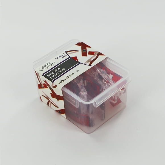 UNIQUE CREATIV Craft/Quilt/Knit Clips, 5.5″, 10‑Pack