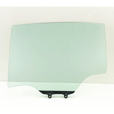 Rear Side Glass - For 2003-2007 Saturn Ion 4 Door Sedan Driver/Left Side Rear Door Window Replacement Glass