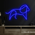thumbnail image 4 of Glowneon Dachshund Line Neon Sign, Minimalist Dachshund Dog Led Decor, 4 of 5