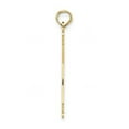 thumbnail image 3 of 10K Yellow Gold Solid California State Charm Pendant Necklace with Chain, 3 of 4