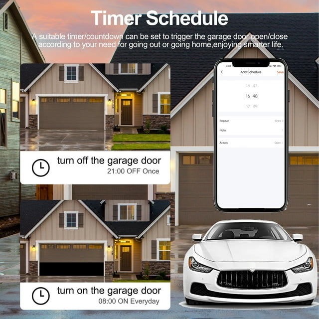 Smart Switch,Opener App Wifi Door Opener Siuke Compatible Voice Opener App Compatible Door Opener Compatible With Siukehavoudoor Havou Havoudoor Eryue Opener Havou Door Switch
