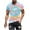 Light Blue, variant on WAENQINLA Tie Dye T-Shirts for Men Big and Tall Muscle Fit Crewneck Shirts Summer Casual Short Sleeve Tees Tops,M-4XL