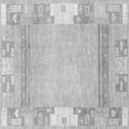 thumbnail image 1 of Ahgly Company Indoor Square Abstract Gray Modern Area Rugs, 6' Square, 1 of 4