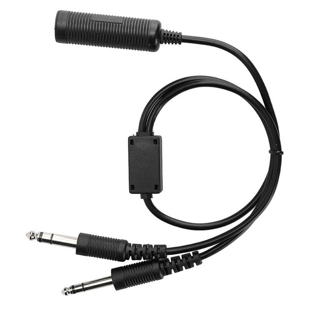 Cable adaptador de auriculares para helicópteros de aviación general - David Clark AVCOMM, U 174