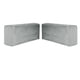 thumbnail image 2 of Funda para reposabrazos, protector universal de terciopelo para brazos de silla. gris, 2 of 7