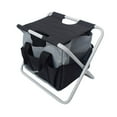 thumbnail image 2 of jinwen Backpack Bag Camping Foldable Stool Seat Black Gray, 2 of 8
