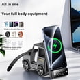 thumbnail image 2 of Station de Recharge Rapide Sans Fil 15 W pour iPhone, Chargeur Intelligent Réveil, Alimentation Simultanée pour Téléphone Intelligent, Montre Intelligente et Écouteurs, Esthétique Automobile, 2 of 8