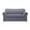 Dark Blue Heather, variant on Zenna Home Recycled Cotton Loveseat Slipcover, 2-Piece, Black Heather