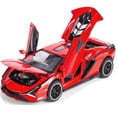 thumbnail image 1 of Coche de juguete Iyeam Lambo Sian Fkp3, modelo de coche fundido a presión con luces y sonido, coche de juguete extraíble para niños de 3, 4, 5, 6 años o más (rojo), 1 of 5