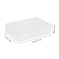 thumbnail image 2 of BEADCEST 10Pcs Transparent Card Storage Box Plastic Container with Lid for Trading Cards and Crafts, 2 of 8
