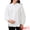 White, variant on DARING DIVA Women's Maternity Nursing Button Down Business Pleated Tops S Pink