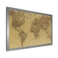 thumbnail image 2 of Designart 'Ancient World Map III' Vintage Framed Art Print, 2 of 4