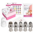 thumbnail image 1 of Wenburg - Juego de puntas de tuber&iacute;a extra grandes - Juego de bolsas y puntas con acoplador - 10 puntas de decoraci&oacute;n de pasteles XL - Kit de tuber&iacute;as de g Wenburg NA, 1 of 8