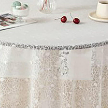 

QING SUN Tablecloth tablecloth tablecloth wrinkle resistant and 100% polyester for party restaurant kitchen decor 150cm
