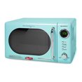 thumbnail image 2 of Nostalgia Retro Compact Countertop Microwave Oven, 0.7 Cu. Ft. 700-Watts with LED Digital Display, Child Lock, Easy Clean Interior, Aqua, 2 of 15