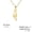 Gold, variant on Star of David Map Pendant Necklace Stainless Steel Jewelry