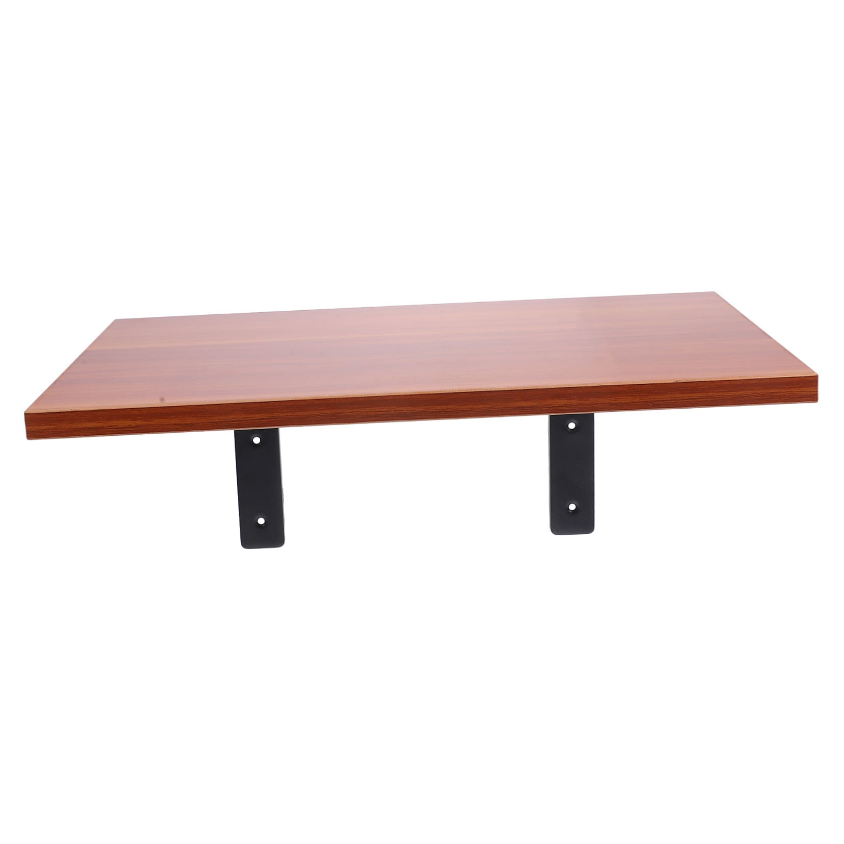 GOOHOCHY Shelf Mounting Brackets Floating Shelf Support Brown 1 Set 15.7X9.8X0.7In