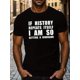 thumbnail image 1 of Men's Casual Graphic Tee - Breathable , Geometric Print, Round Neck, Perfect for Summer, 1 of 5
