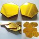 thumbnail image 3 of 12 piezas de adhesivos decorativos hexagonales en vinilo 3D para paredes, arte para el hogar, bricolaje, 3 of 3
