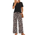thumbnail image 2 of Fantaslook Two Piece Sets for Women Summer Vacation Outfits Boho Lounge Sets Beach Airport Travel Matching Clothing, 2 of 8