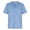 Blue, variant on Nnhblu Men Polyester Short Sleeve Turndown collar Retro Mens Tshirts Green L