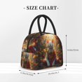 thumbnail image 2 of Disketp Sunshine Flower Meditating Cat Bolsa Térmica para Almuerzo, Lonchera con Abertura Amplia y Gran Capacidad, Organizador Reutilizable para Mujeres, Hombres y Adultos, 2 of 6