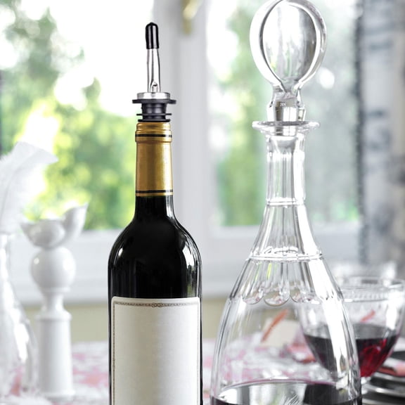 BESTYASH Practical Pourer Covers for Kitchen Use with Protective PVC Design Black Color Fits Most Spouts 100 Pieces