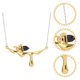 thumbnail image 5 of Collar de abeja con colgante de miel goteando, collar con dije de abeja, joyería para el cuello para mujer, 5 of 6