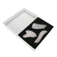 thumbnail image 2 of 3Pcs Natural Rose Gua Sha Stone Rose Quartz Roller， Quartz Stone, for Stress Relief Skin Firming, 2 of 8