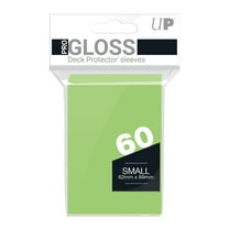Ultra PRO Gloss 60CT Small Size Deck Protector Sleeves - Lime Green