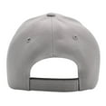thumbnail image 3 of Daxton Two Tone Initial Letters Numbers Structured Baseball Hat, Light Gray Hat, Letter P, 3 of 3
